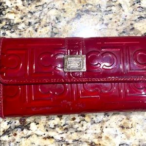 Liz Claiborne Signature Red Billfold